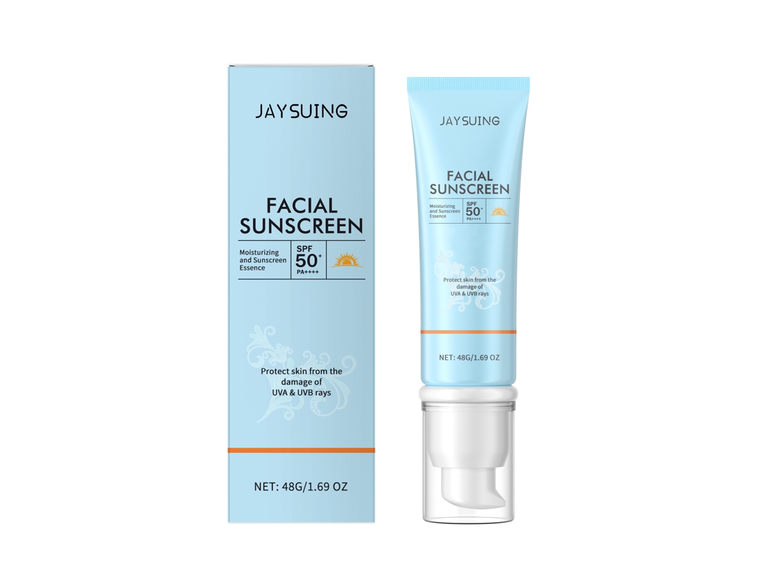 Protector solar facial con SPF alto y refrescante contra los rayos UV.