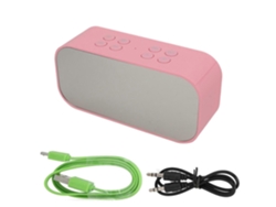 Altavoz inalámbrico 2 en 1, despertador, graves potentes, reducción de ruido, brillo ajustable, altavoz portátil Chennnls
