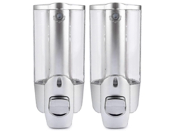 Dispensador de jabón líquido, champú y ducha de pared Rosewell (2 unidades, 350 ml)