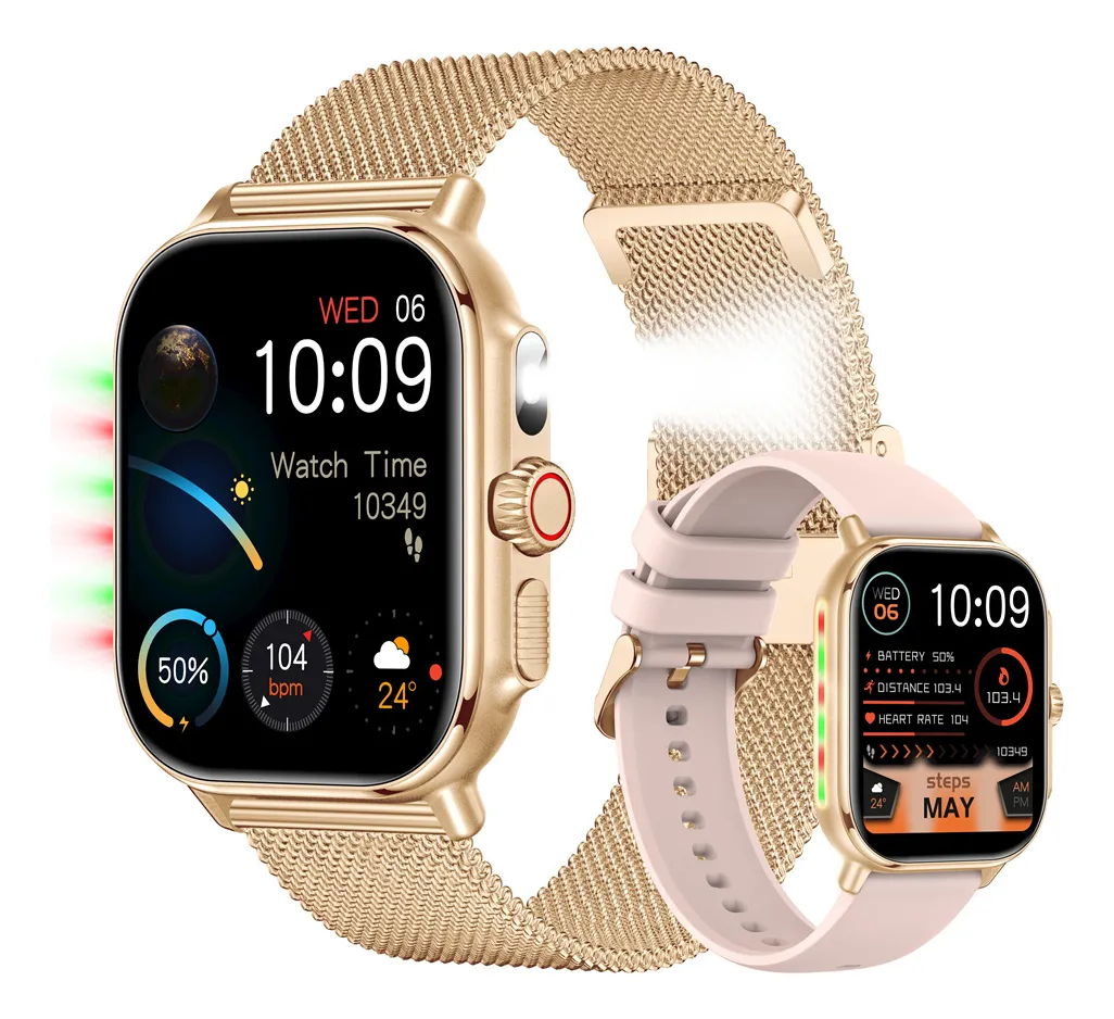 Reloj inteligente para mujer con Bluetooth y diseño moderno de Lanternavayotoy