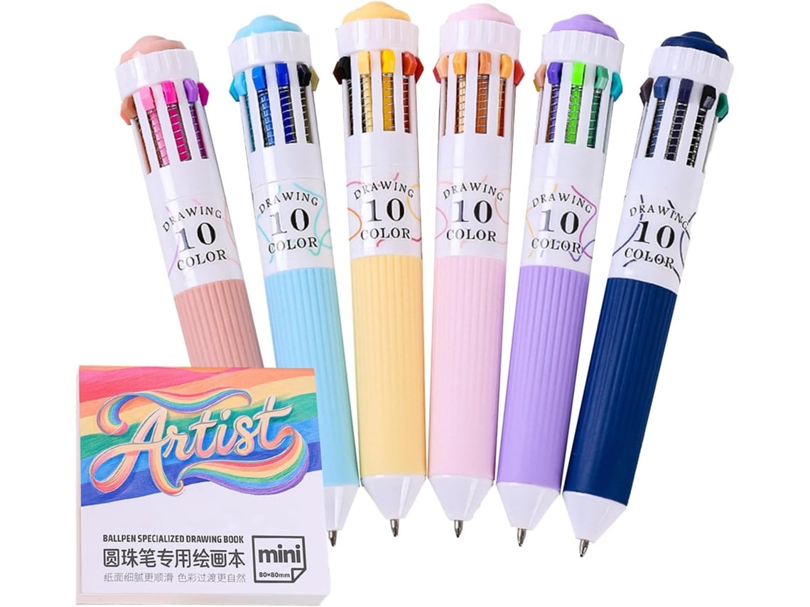 Bolígrafo Multicolor Para Estudiantes 8 M Diseño Moderno