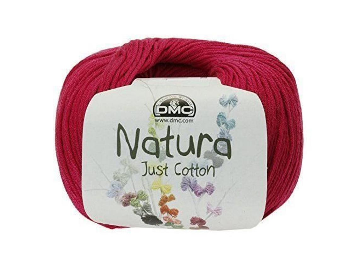 Fil Natura, 100% algodón, rojo carmín N61 Dmc