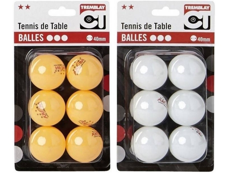 Pelotas de Tenis de Mesa TREMBLAY CT 6 un (TU - Naranja)
