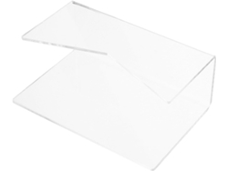 Organizador de correo sencillo de acrílico, almacenamiento práctico, soporte para cartas para la oficina y el hogar.