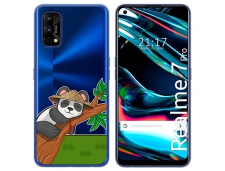 Carcasa Realme 7 Pro TUMUNDOSMARTPHONE Dibujos Transparente Multicolor