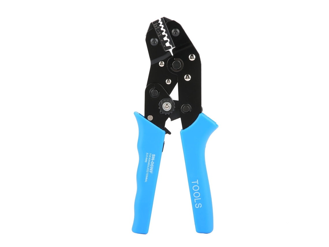 Herramienta De Crimpado Con Alicates De Presión De Trinquete Awg 22-10 0,5-6,0 Mm Acero Al Carbono Profesional