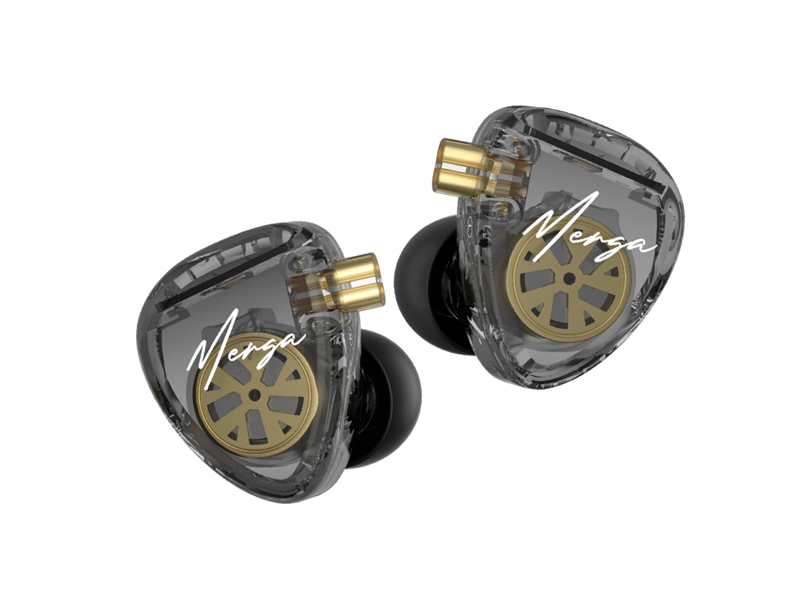 Auriculares Intrauditivos Kz Merga 2dd Con Controlador Dinámico, Alta Fidelidad, Micrófono, Cable De 3,5 Mm, Ideales Para Deportes Y Videojuegos.