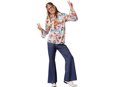 Disfraz de Hombre ATOSA estampado hippie (Tam: XL)