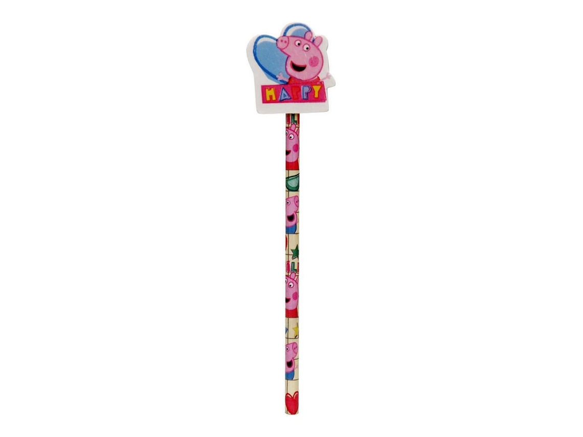 Lápis Peppa Pig Cor de Rosa Madeira