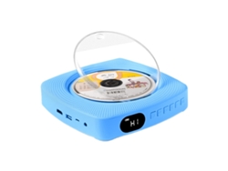 Reproductor de DVD/CD todo en uno Yuysan KC-609 con Bluetooth, versión recargable, conectable a TV (azul)