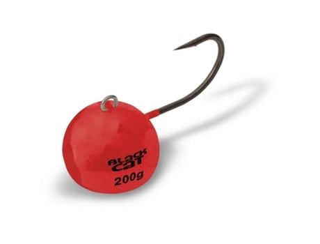 Juego de 3 cabezas de plomo BLACK CAT Fire-Ball 6/0