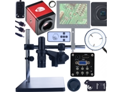 Microscopio digital Earth Pro Mcep-0.5x-pzrr – Zoom 7-45x | Iluminador LED 56x | Uso en electrónica y biología