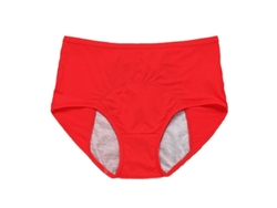 Ropa Interior Impermeable Para Mujeres Con Incontinencia Protectora Talla L-8xl L Rojo