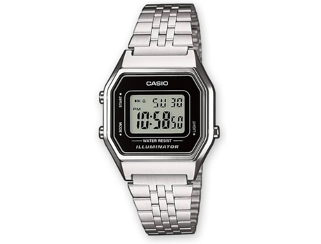 Reloj Digital CASIO Vintage Hombre (Acero y Resina - Plateado)