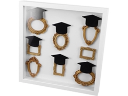 Kit de marcos y 6 adornos para sombreros, recuerdo escolar, regalo de graduación