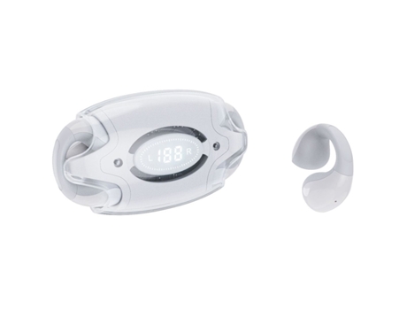 Auriculares abiertos con Bluetooth inalámbricos verdaderos, auriculares con clip para la oreja, resistentes al sudor, carga rápida, tiempo de CHRON...