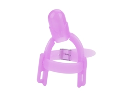 Protetor De Polegar Ajustável Silicone Anti-mordida Para Bebês 12m+ (roxo)