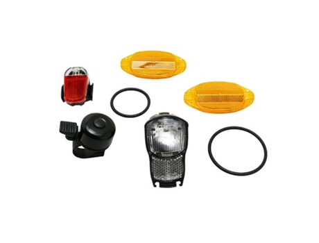 Kit de luces de bicicleta a pilas homologado P2R
