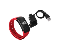 Pulsera Inteligente Con Monitorización De Frecuencia Cardíaca, Oxígeno En Sangre, Presión Arterial Y Sueño (rojo)