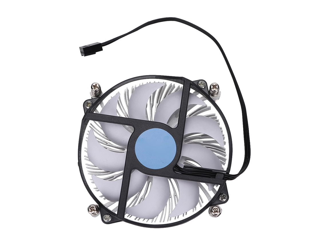 Wisenovo Cold Storm 1u Ventilador De Radiador De Enfriamiento De Cpu Ultradelgado Silencioso De Aluminio