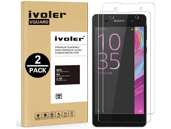 2x Protector Cristal Templado Sony Xperia E5 HONGWE.