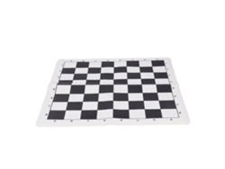 Tablero De Ajedrez Portátil De Pu Suave, Tamaño Estándar, 35x35 Cm, Para Viajes Y Acampada - Solo El Tablero