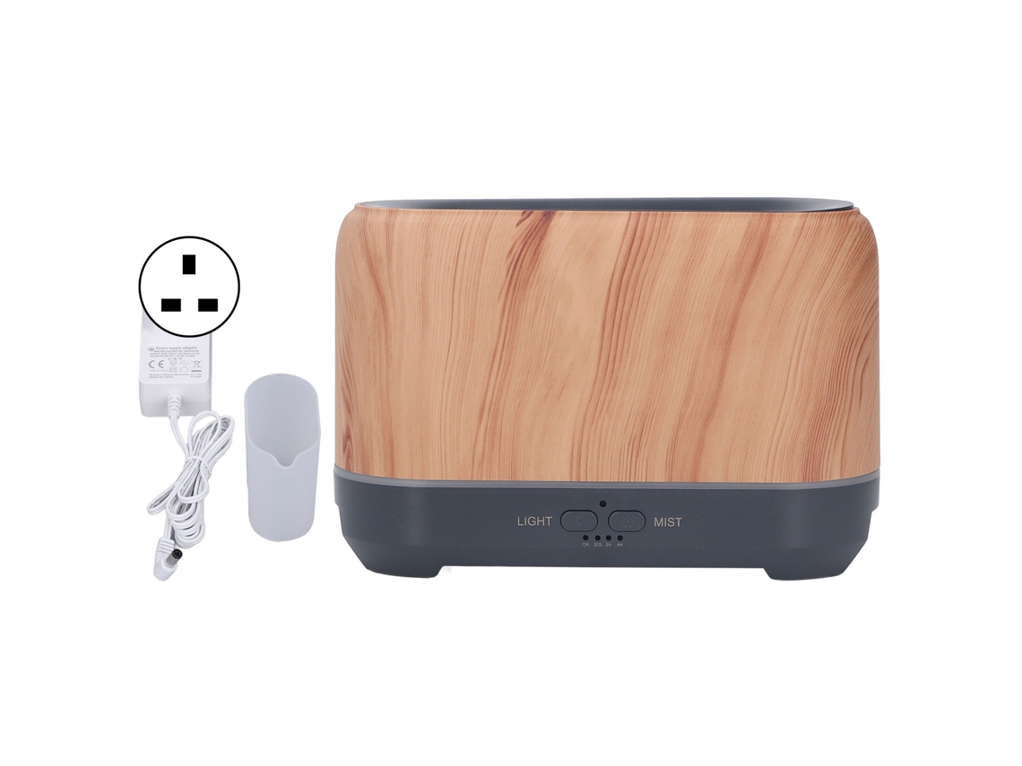 Humidificador Con Forma De Llama De 200 Ml, Súper Silencioso, Con Luz Led Y Difusor De Aceites Esenciales. Enchufe Británico.