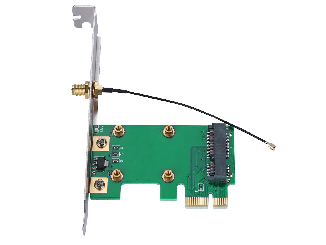 Adaptador De Expansión Externo Mini Pci-e A Pci-e Riser Card Con Soporte Para Tarjeta De Red