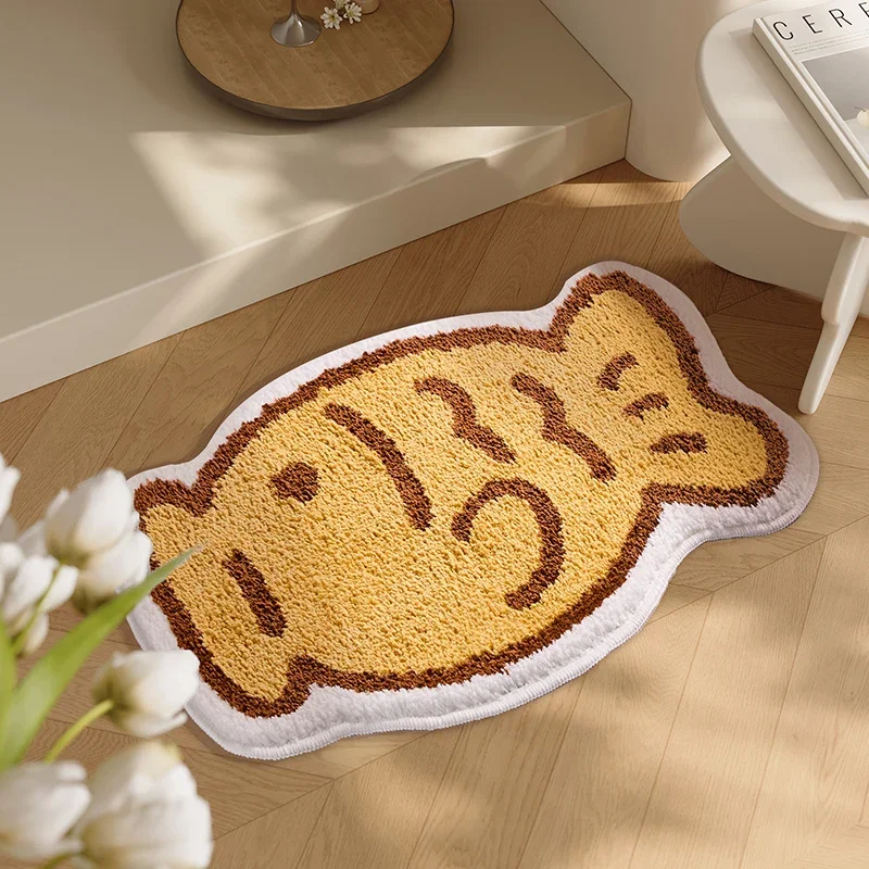 (estilo 8 40x60cm) Alfombra De Baño De Peluche Con Dibujos De Animales, Decoración Del Hogar