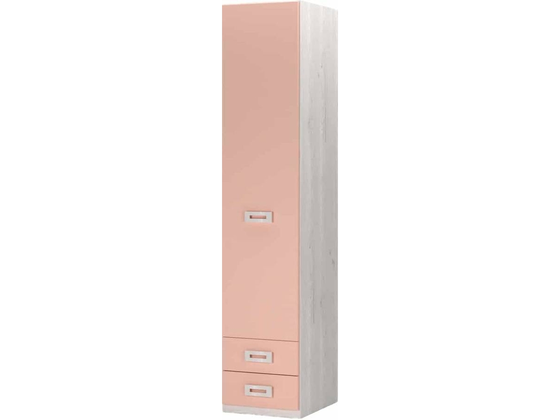 Armario MUEBLAM Artic Rosa Nube Melamina (50x232x50 cm)