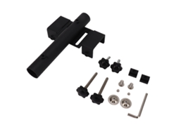 Soporte Universal De Acero Para Mástil De Bandera Para Camionetas Pickup Con Montaje Firme, Color Negro.