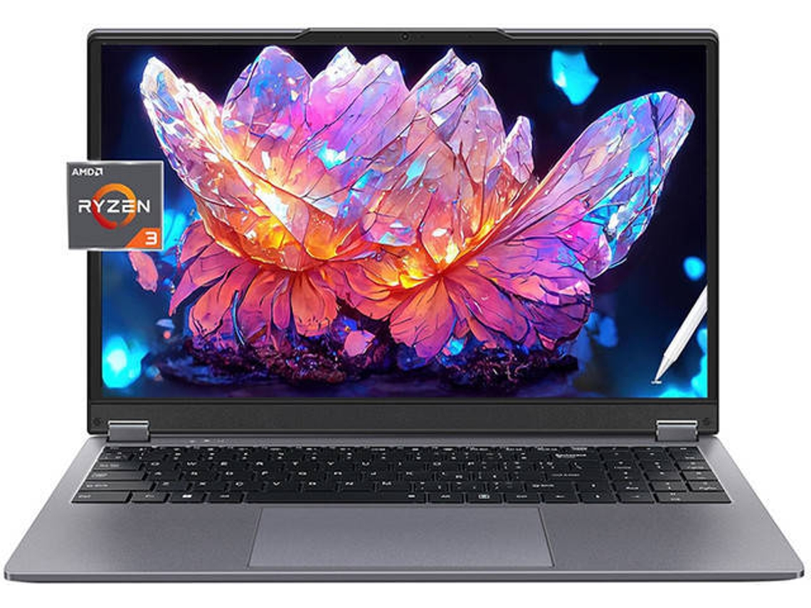 VANWIN Computadora Netbook Portátil con Pantalla Táctil -Giro 360 15.6 Amd Ryzen 3-3200U Ram 16 Gb 512G Ssd