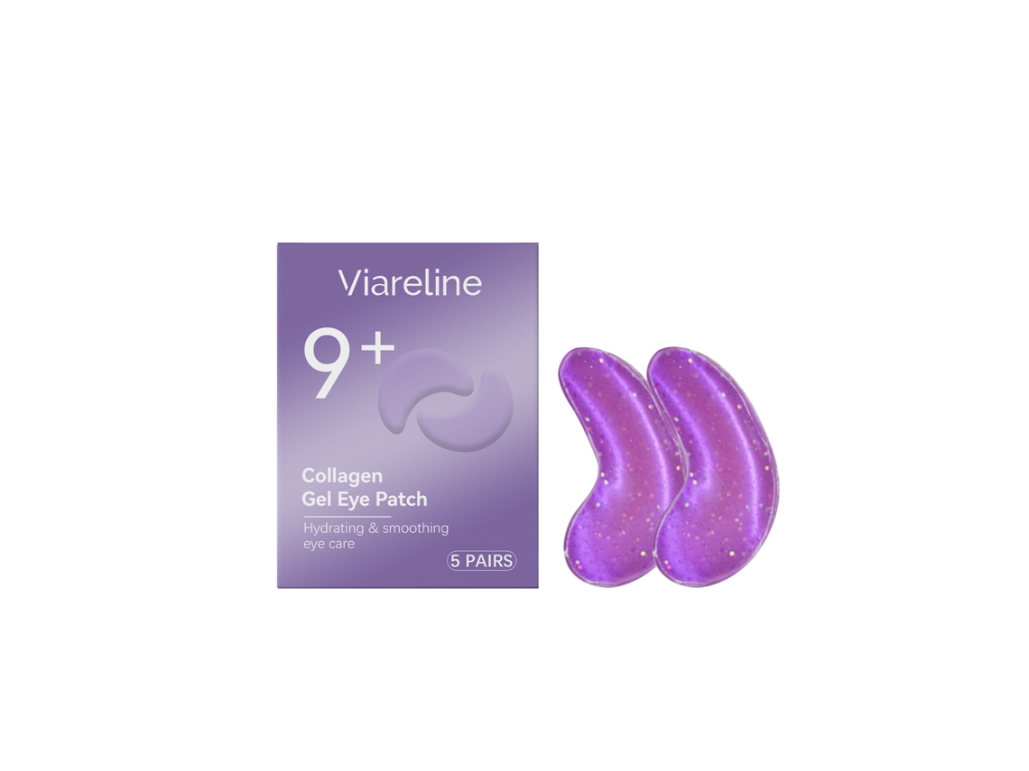 Mascarilla de gel de colágeno antiedad para el contorno de ojos