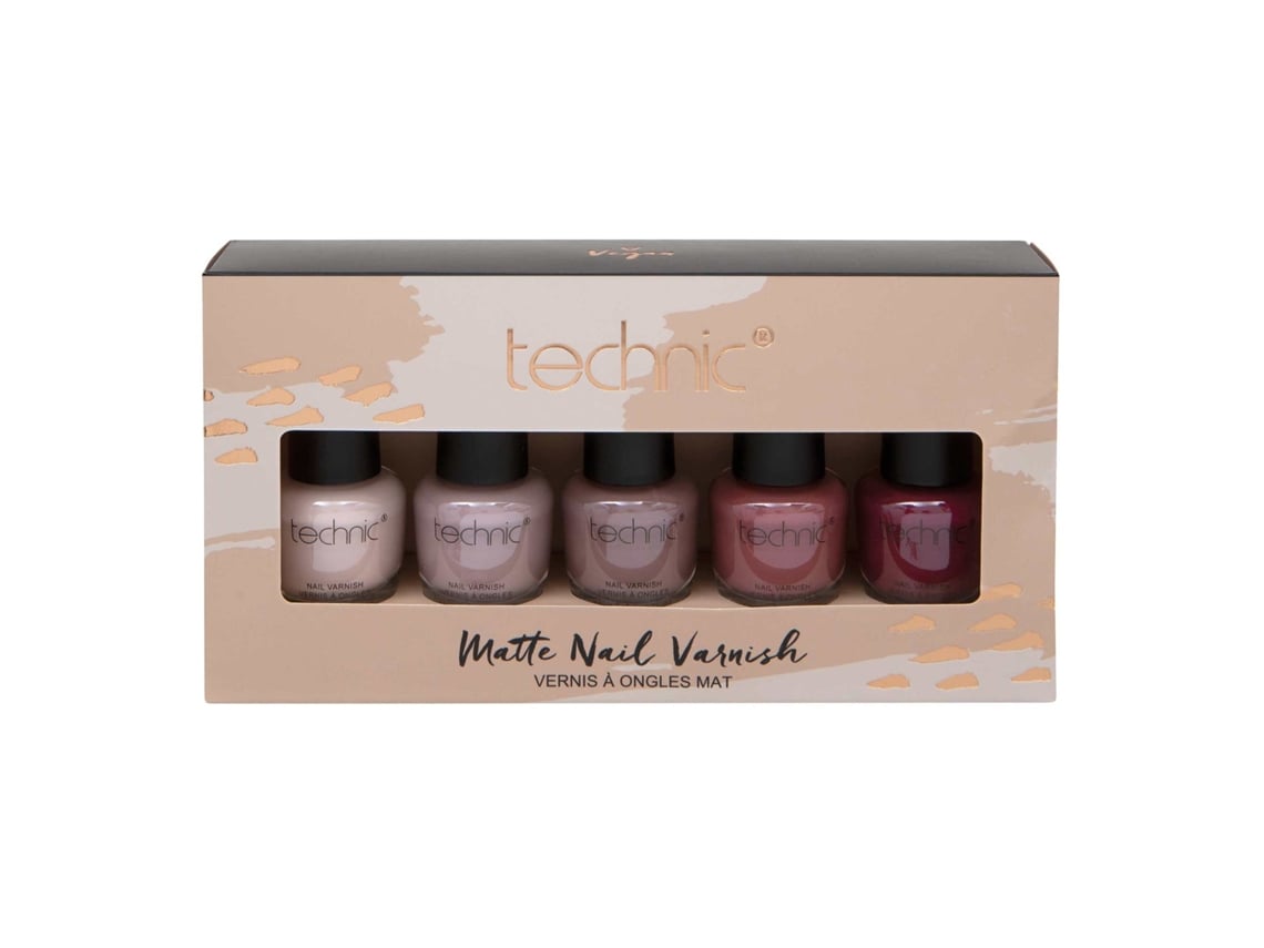 Set técnico de esmalte de uñas mate