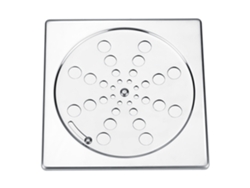 JILLIOPER Desagüe de Suelo Giratorio en Acero Inoxidable 304 para Baño, Ducha, Balcón o Hogar