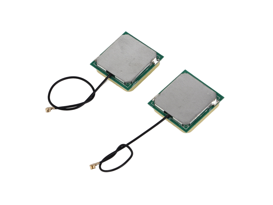 2 Antenas Gps De Cerámica Activa De 28 Dbi De Alta Ganancia, Doble Banda Bd, Localización Rápida Con Cable Rg1.13 Ipex