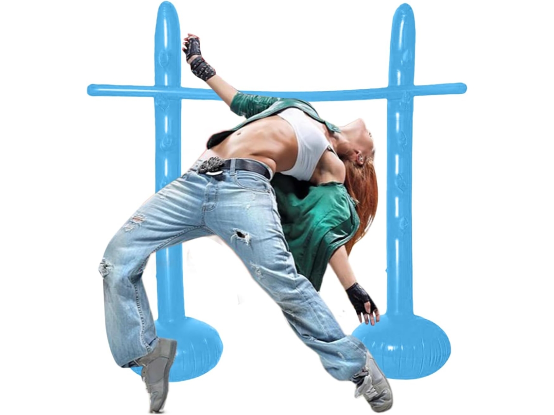 Palo de limbo inflable Slowmoose con altura ajustable