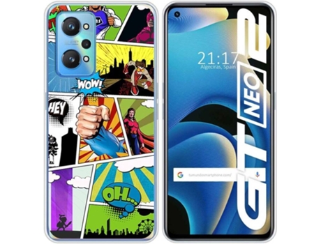 Carcasa Realme GT NEO 2 5G TUMUNDOSMARTPHONE Comic Multicolor