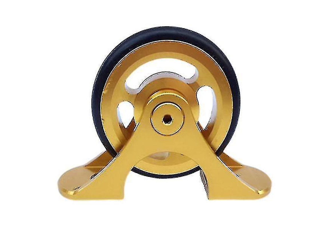 Omni-bicicleta Plegable Ligera Exterior Con Piezas De Aluminio, Guardabarros Trasero Y Ruedas Con Rodamientos (oro, 1 Pieza)