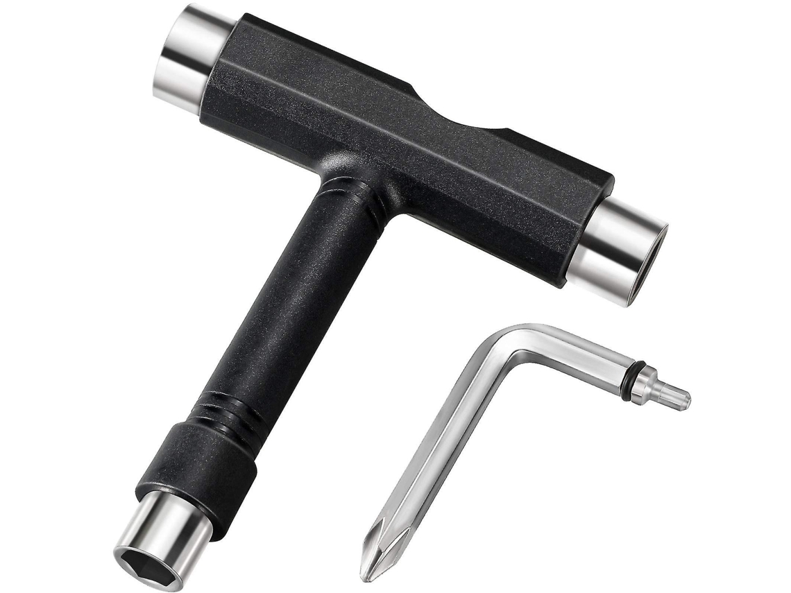 Herramienta Multifuncional T Para Skateboard Con Llave Allen Portátil Y Destornillador Deslizante