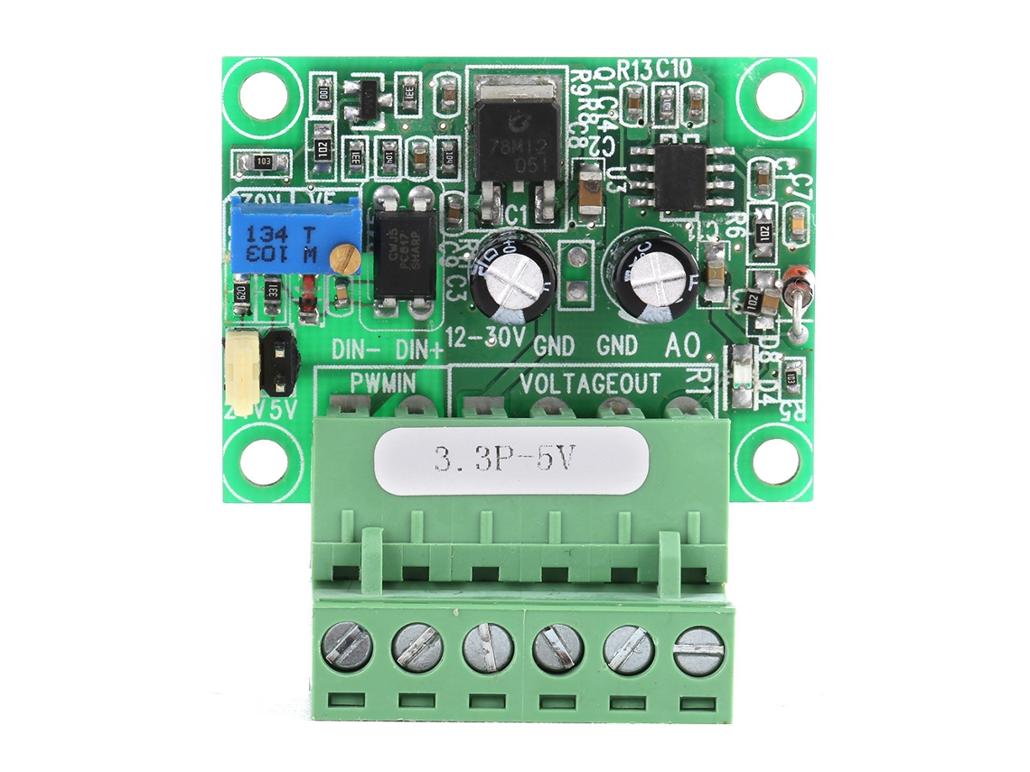 Conversor De Señal Pwm 3.3v A Voltaje 0-5v Módulo Plc Digital-analógico