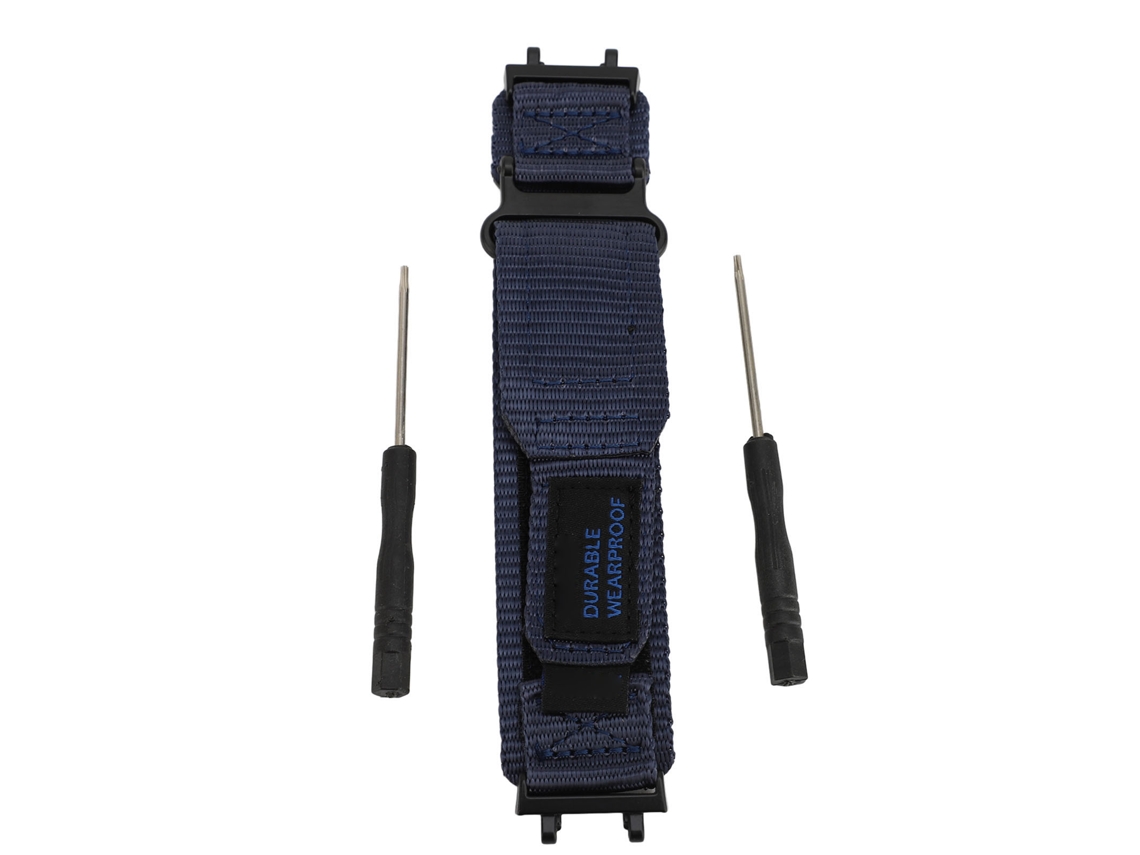 Correa de nailon para reloj inteligente Huami Active Edge A2212 - Repuesto - Azul oscuro