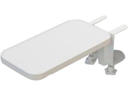 1 Pieza Reposabrazos De Escritorio Soporte Para Computadora Alfombrilla De Ratón Soporte De Muñeca Soporte De Teclado Plegable Para Codo Blanco