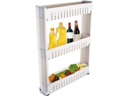 Carrito de Cocina WE HOUSEWARE BN1067 (Blanco - 12.4x54.3x72cm)