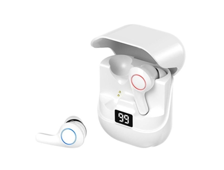Auriculares AUJEZON Bluetooth Sin Perfil Horas de Sonido Cristalino con Cancelación de Ruido Blanco