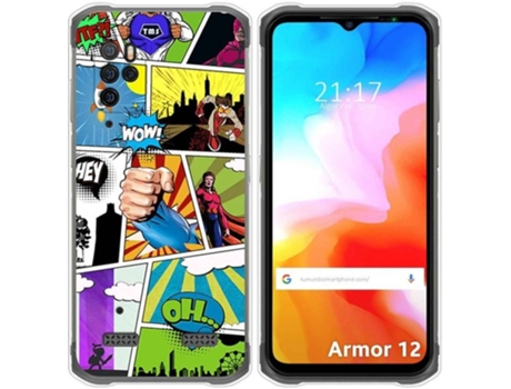 Carcasa Ulefone Armor 12 5G TUMUNDOSMARTPHONE Dibujos Comic Multicolor