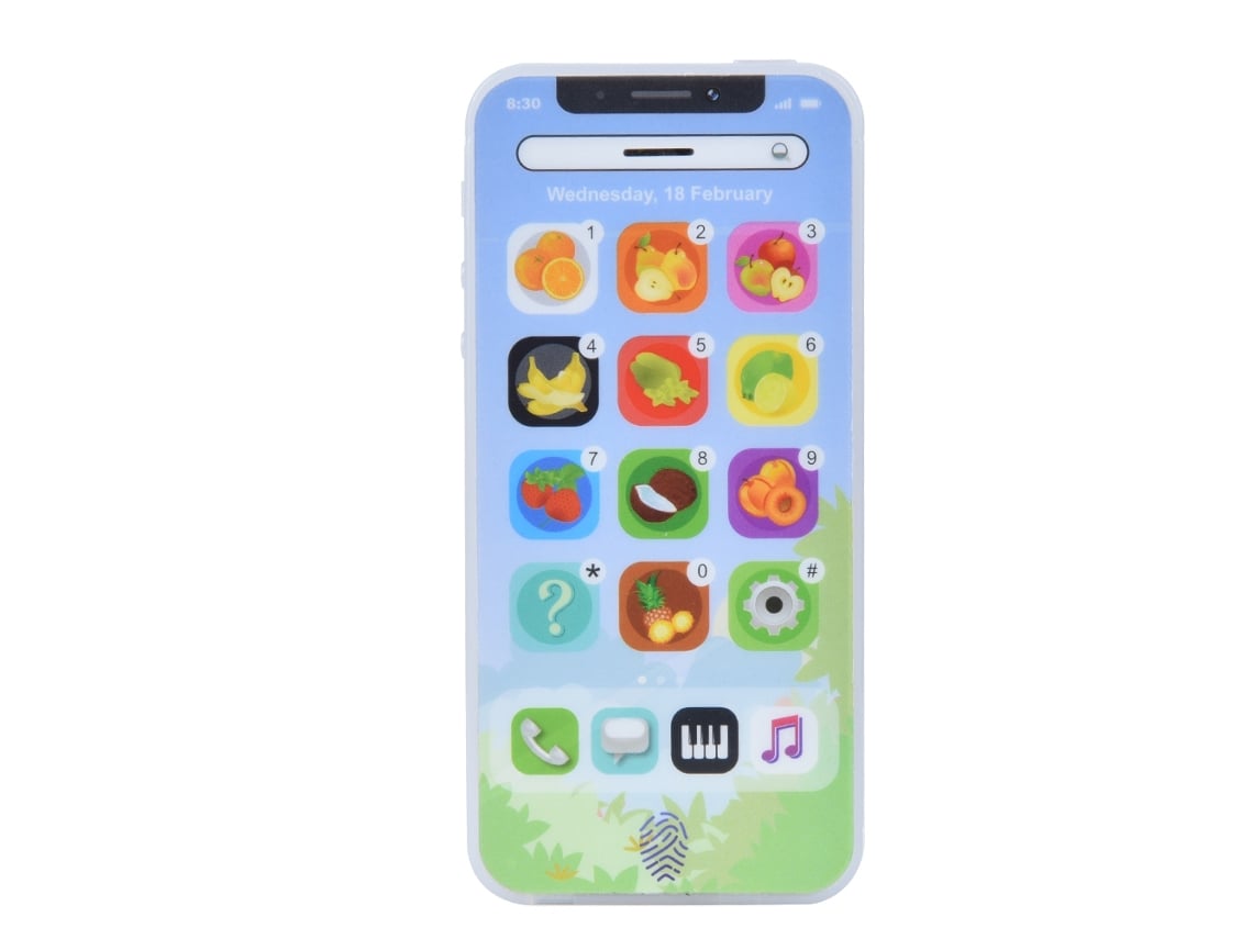 Ats-teléfono Educativo Para Niños Con Pantalla Táctil Juguete De Aprendizaje Inglés Y Música Celular Infantil