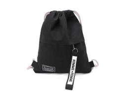 Mochila Deportiva De Lona Para Mujer Con Cordón Ajustable Y Cremallera, 37*30 Cm.