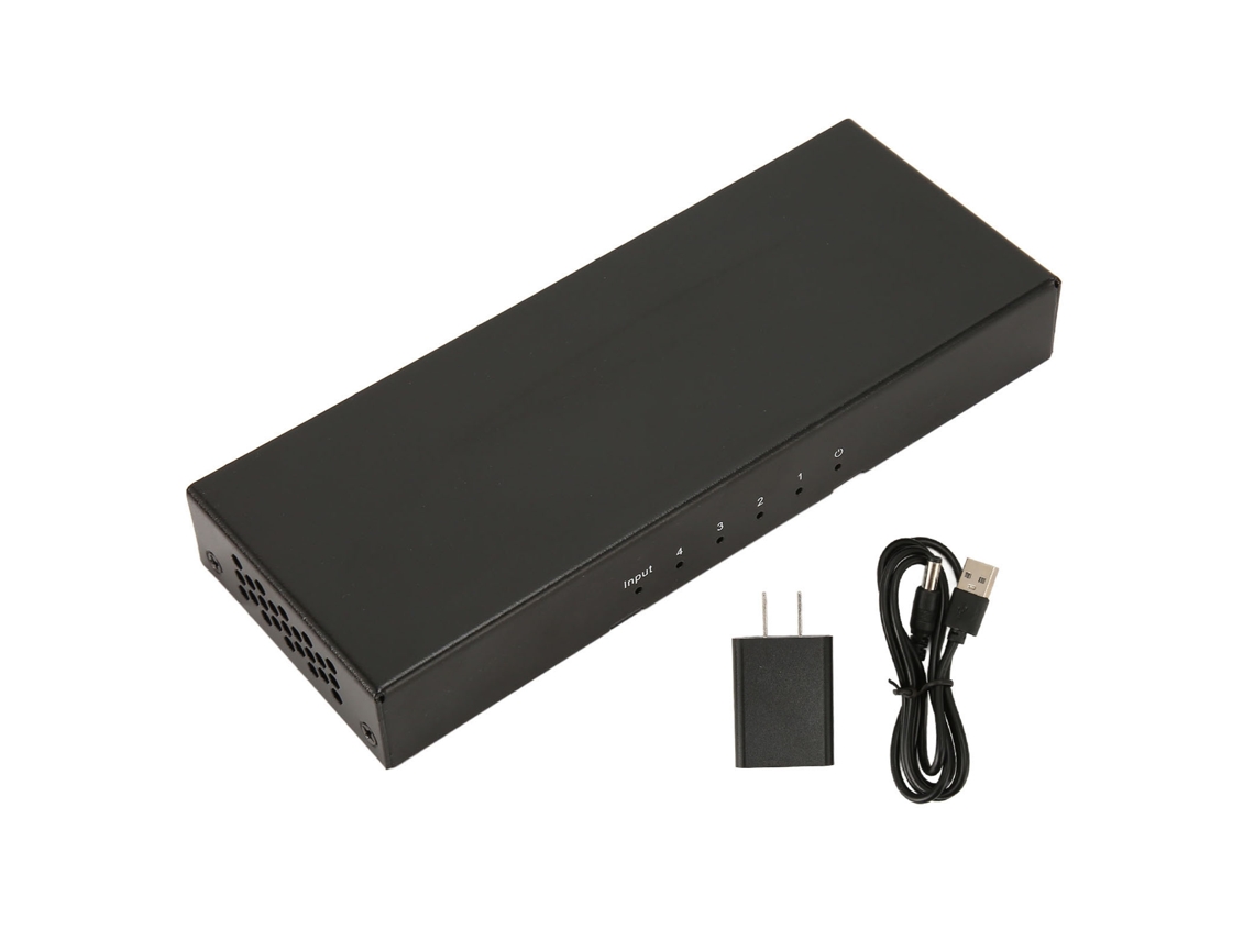 Divisor De Interfaz Multimedia Hd, 1 Entrada, 4 Salidas, 4k 30hz, Efectos Visuales 3d Profesionales.