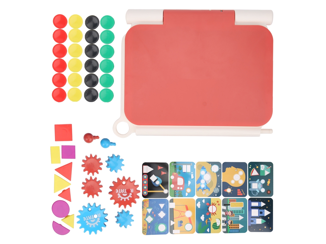 Tableta De Dibujo Para Niños Pizarra Lcd Juguete De Escritura Y Pintura Electrónica Roja